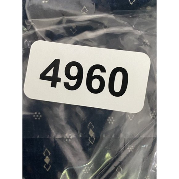 Lauren Ralph Lauren Women’s King Sleeve Ruffle Blouse 100% Cotton Navy Sz Small - Picture 9 of 9